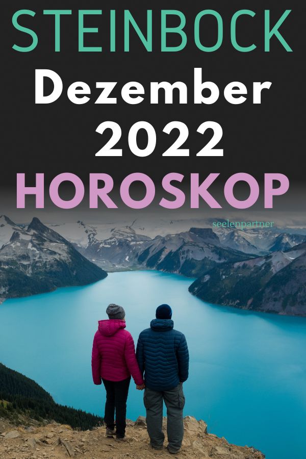 Steinbock Horoskop für Dezember
