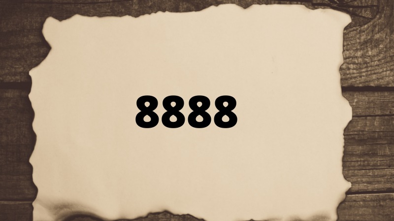 Die Geheimnisse von 8888: Was bedeutet Engelszahl 8888?
