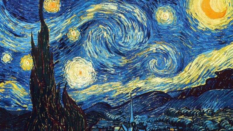 Die Sternennacht" von Vincent van Gogh