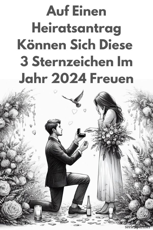 Auf einen Heiratsantrag können sich diese 3 Sternzeichen im Jahr 2024 freuen