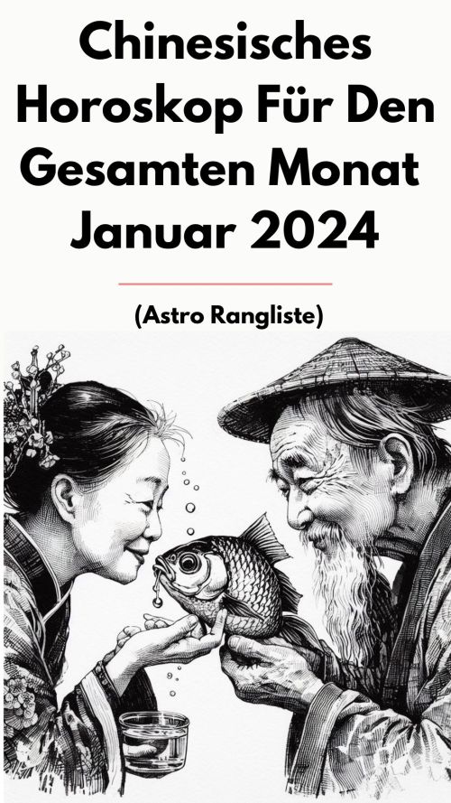 Chinesisches Horoskop für den gesamten Monat Januar 2024