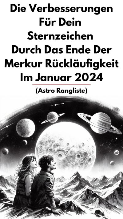 Die Verbesserungen für dein Sternzeichen durch das Ende der Merkur-Rückläufigkeit im Januar 2024