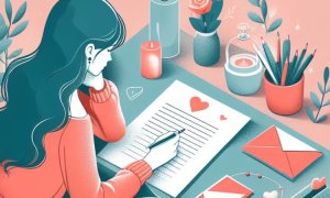 Vorlagen für einen Liebesbrief mit Herz und Gefühl