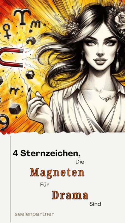 4 Sternzeichen, die Magneten für Drama sind