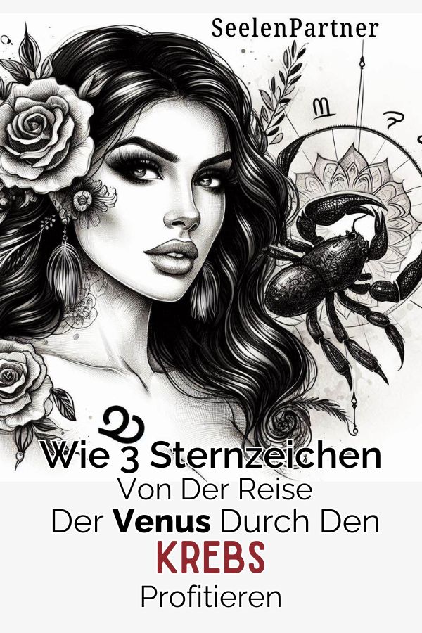 Wie 3 Sternzeichen von der Reise der Venus durch den Krebs profitieren