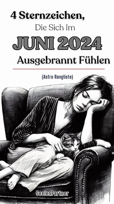 4 Sternzeichen, die sich im Juni 2024 ausgebrannt fühlen