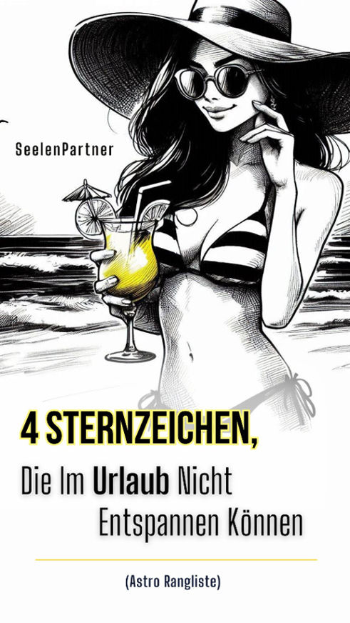 4 Sternzeichen, die im Urlaub nicht entspannen können