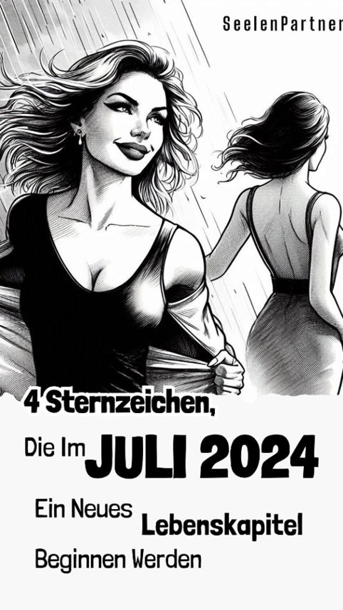 Vier Tierkreiszeichen, die im Juli 2024 einen neuen Lebensabschnitt beginnen werden