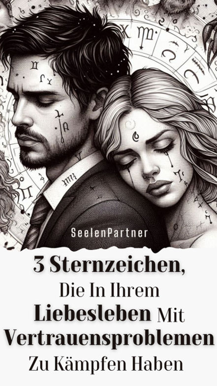 Drei Sternzeichen, die in der Liebe oft Schwierigkeiten mit Vertrauen haben