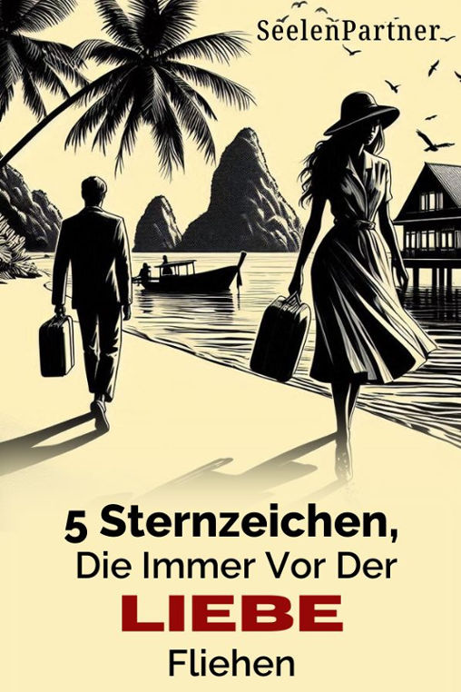 5 Sternzeichen, die immer vor der Liebe fliehen