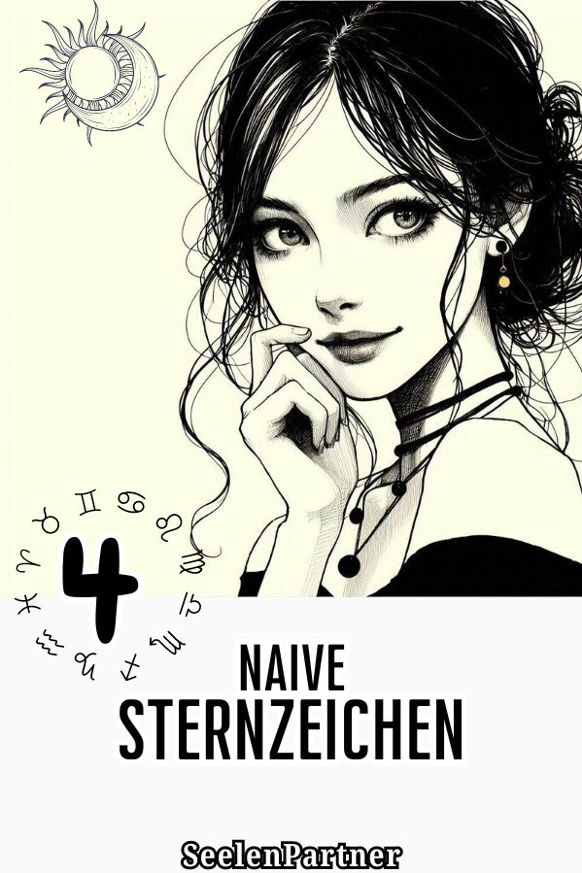 4 naive Sternzeichen