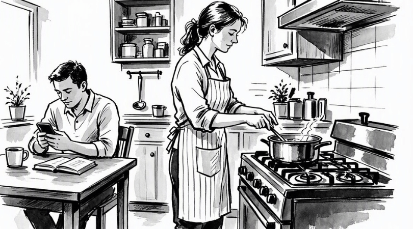 Wenn die Kinder aus dem Haus sind Und du merkst, wie wenig Nähe in der Ehe geblieben ist